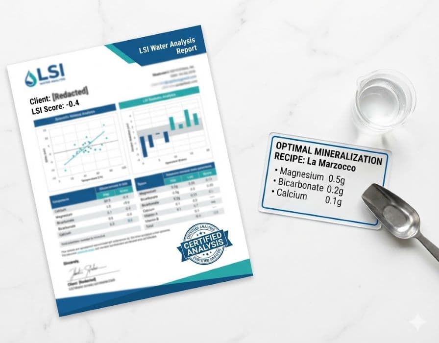 LSI report with custom mineralization recipe card